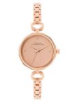 French Connection Soleil Rose Gold Round Dial Womens Analogue Watch FCN069RGM