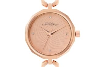 French Connection Soleil Rose Gold Round Dial Womens Analogue Watch FCN069RGM