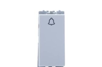 Wipro Northwest Nowa 6A Bell Push, White (pack of 20)
