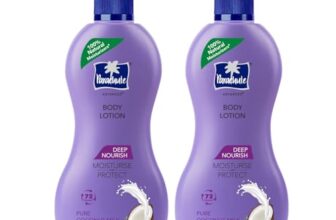 Parachute Advansed Deep Nourish Body Lotion for Women & Men, Dry Skin, 400ml | Pure Coconut Milk, 100% Natural, 72h Moisturisation (Pack of 2)