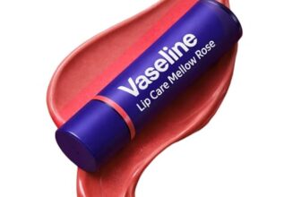 Vaseline Lip Care | Colour+Care Mellow Rose Tinted Lip Balm Stick | Up to 24Hr* Moisturization | with Manuka Honey | 3g