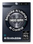 Samsung 12 kg, 5star, AI Control, AI Ecobubble, Super Speed, Wi-Fi, Hygiene Steam with Inbuilt Heater, Digital Inverter, Fully-Automatic Front Load Washing Machine (WW12DG6B24ASTL, Navy)