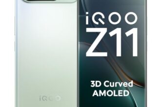 iQOO Z11 5G (Aurora Green, 8GB RAM, 256GB Storage) | India’s 1st MediaTek Dimensity 7500 Turbo Processor* | 3D Curved Display- Brightest Display in the Segment* | AI Captions- Record & Recap*