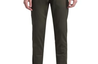 U.S. POLO ASSN. Men’s Green Solid Mid Rise Cotton Button Regular Fit Trousers (USTRO1583_Green_38)
