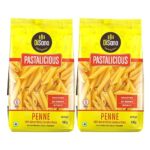 DiSano Penne Pasta 400g (Pack of 2), Healthy Pasta, Made with Durum Wheat Semolina, Suji, No Maida, Source of Protein & Fibre, Non-Sticky
