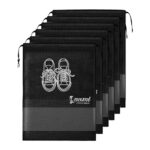 Cockatoo Shoe Bag for Travel Bag for Men & Women, Shoe Cover for Storage at Home Gym Reusable Travelling Accessories, Organizer Pouch Footwear Bags for Travelling-Pack of 6(13 x 17.32 Inch)
