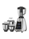 HAVELLS Silencio Low Noise 500 W Mixer Grinder 4 Jars (Grey & Black)(Silencio | 4 Jars | Grey, Black)