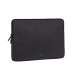 RivaCase Suzuka 7704 Laptop Sleeve 13.3-inch Protective Sleek, Slim-line and Elegant Sleeve Water-Resistant Material for Urban Professionals and Students FITS MacBook PRO 14 Black