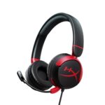 HyperX Cloud Mini – Wired Headset Compatible with PC, Chromebook, Nintendo Switch,PlayStation Controllers,Xbox Controllers,Phones,Laptops,Tablets,Tuck-Away Boom Mic,3.5mm Jack,Black