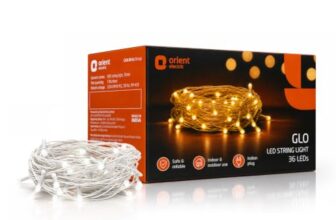 Orient Glo LED 10 m 36 LEDs String Light for Home Decoration | Indoor and Outdoor use | Direct Plug-in | White, Pack of 1