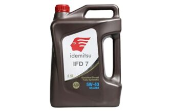 Idemitsu IFD7 5W-40 SN/A3B4 Full Synthetic Engine Oil for Diesel and Petrol Cars, 3.5L