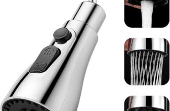 C.HERRY® 3 Modes Tap Extender for Kitchen Sink, Flexible Faucet with Tap Extension for Convenient Use Upgrade Your Kitchen Sink with Flexible Tap for Easy Use (Silver, for 22mm & 24mm Tap)