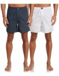 Amazon Brand – Symbol Men’s Cotton Printed Boxer Shorts (Combo Pack of 2) Casual | Underwear | Half Pants | Short Pant – Regular Fit with Back Pocket (SYMBXRPO2-76_Multicolor 3_4XL)