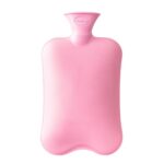 Careforce Hot Water Bag for Pain Relief (2 ltr) hotpack Heating Pad for Periods Cramps, Muscle Aches Heat Pack for Back, Neck, Shoulder and Body Relief Rubber hotbag – PVC Pink – Pack of 1