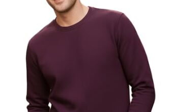 Neostreak Men’s Fleece Round Neck Regular Fit Sweatshirt (Neoswtsol-01-Ptpurp_Purple_M