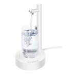 Boniry Water Dispenser, USB Charging Water Dispenser Pump Automatic Drinking Water Jug Dispenser for Universal 2-5 Gallon Office Camping Kitchen (Big Water Dispenser White)