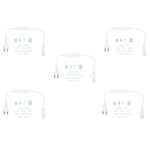 PHILIPS Rope Light Accessories | Recommended to be Used with Philips Marathon, Marathon Ultra and Mini Marathon Rope Light | Pack of 5