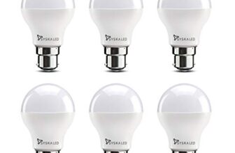 Syska 12-Watt LED Bulb (Pack of 6, White) b22d