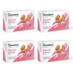 Himalaya Herbals Soap, Almond and Rose, 125g (Pack of 4)