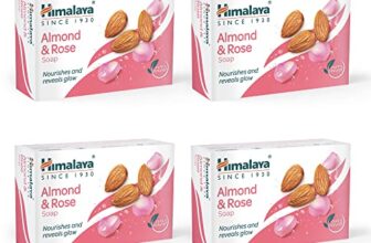 Himalaya Herbals Soap, Almond and Rose, 125g (Pack of 4)