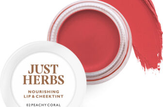 Just Herbs Lip and Cheek Tint Peachy coral-Creamy Matte Lip Stain Lip Stain Peachy coral(Pack of: 1, 4 g)
