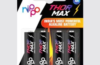 Nippo Thor MAX AA Alkaline Battery (Pack of 4)