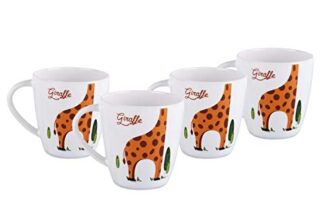 Cello Melamine Mug – Set of 4, Multicolor, 200ml