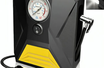 Drasert 150 PSI All in One Air Compressor_B1D 150 psi Tyre Air Pump for Car & Bike