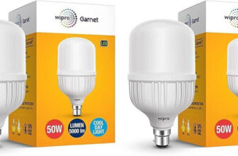 Wipro 50 W Basic Standard B22 LED Bulb(White, Pack of 2)