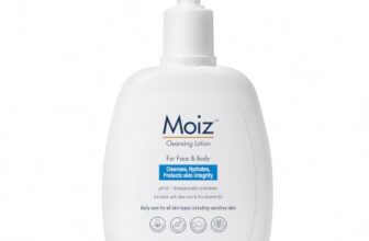 Moiz Cleansing Lotion | Face & Body Cleanser for Sensitive & Dry Skin | Supports Skin Barrier | Aloe Vera & Pro-Vitamin B5 | pH 5.6 | Soap, Sulphate & Paraben Free | 200ml