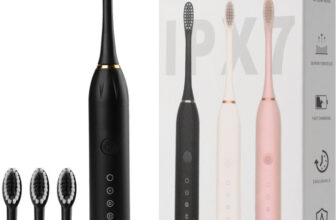 CARE CUB X-3 Sonic White Electric Toothbrush IPX7 Waterproof Replaceable Heads, Gum Care Electric Toothbrush(Black)
