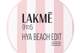 Lakme 9to5 Hya Matte, Beach Edit Cushion Foundation, N 150-Neutral Light, Matte Finish, Buildable Coverage, SPF 40, 12 gm