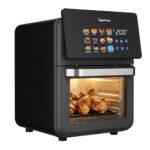 Lifelong Air Fryer Oven 10L, 1350W, Black and Grey, with 12 Preset Modes, Rapid Air Technology, and Nonstick Easy Clean Design