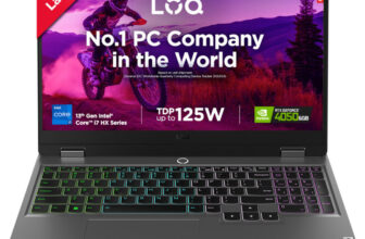 Lenovo LOQ Intel Core i7 13th Gen i7-13650HX – (16 GB/512 GB SSD/Windows 11 Home/6 GB Graphics/NVIDIA GeForce RTX RTX 4050/144 Hz) LOQ 15IRX9 Gaming Laptop(15.6 inch, Luna Grey, 2.38 kg, With MS Office)