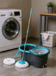 Stysol 360 CLEANING MOP SET FLOOR CLEANING COMES WITH 1 MICROFIBER REFILL Mop Set(Grey)