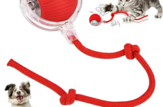 ALERIP Interactive Rolling Toy, Electric 360° Smart Automatic Rolling Pet Balls, Pet Tickler(Multicolor)