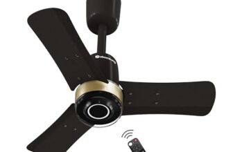 atomberg Renesa Smart Elite 600mm BLDC Ceiling Fan with Remote Control | BEE 5 star | High Air Delivery with Moonbeam LED Light | New Sleek Design | Newly Launched | 5 Year Warranty | Earth Brown