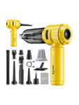 SEZNIK Mustangg 4 in 1 Cordless Hand-held Vacuum Cleaner with Reusable Dust Bag(Yellow)