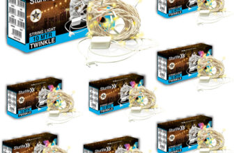 Sturlite 46 LEDs 10 m Yellow Flickering, Steady Bulb Rice Lights(Pack of 8)