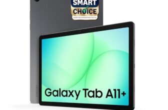Samsung Galaxy Tab A11+ [Smartchoice], 11-inch (27.82 CM), LCD Display, 6GB RAM, 128GB ROM, Wi-Fi, Quad Speakers, Dolby Atmos, Gray, AI Enabled