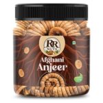 RR NUTS Premium Dried Anjeer/Figs 1kg| Afghani Anjeer | Low in Fat Healthy Snack | Rich in Vitamins & Dietary Fiber | Natural Energy Booster | Ideal for Daily Snacking & Baking