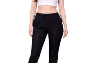 Shiv Textiles Women’s Polyester Solid Trackpant (Pack of 3 Track Pant) (BL-Pack-L) Black