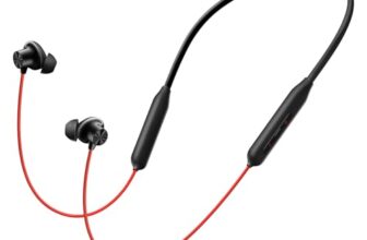 OnePlus Bullets Wireless Z3 in-Ear Neckband with 12.4mm Drivers, 3D Spatial Audio,10 mins Charge for 27 hrs Playback, AI Call Noise Cancellation, 4 EQ preset, Dynamic bass Enhancement & BT5.4