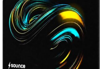Sounce Gaming Mouse Pad 230x190x3mm |Speed Surface, Non-Slip Rubber Base, Waterproof Lycra Cloth, Precision Control for Laser & Optical Mice, Home Office Desk Mat (Jet Black)
