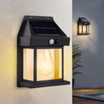 Solar Wall Light with Motion Sensor, Auto Chargeable Waterproof-Pack of 1