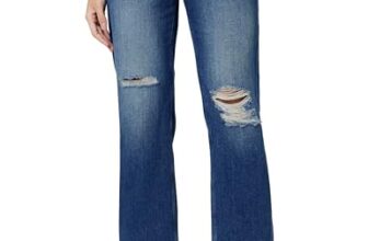 Pepe Jeans Women High Rise Straight Jeans (PL204642Q038_Dark Used Indigo Blue, 32)
