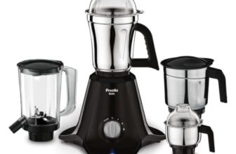 Preethi Boltz 1000W Mixer Grinder, 4 Jars, Superfine grinding in 90 seconds