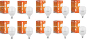 HALONIX 30 W Basic Round B22 D LED Bulb(White, Pack of 10)