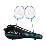 Adrenex by Flipkart R202 Combo White, Blue Strung Badminton Racquet(Pack of: 2, 192 g)