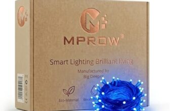 MPROW 35 Feet Decorative LED Pixel String Light | Plug Sourced | for Home, Outdoor, Diwali, Christmas, Wedding, Party, Festival, Balcony Décor (Blue)